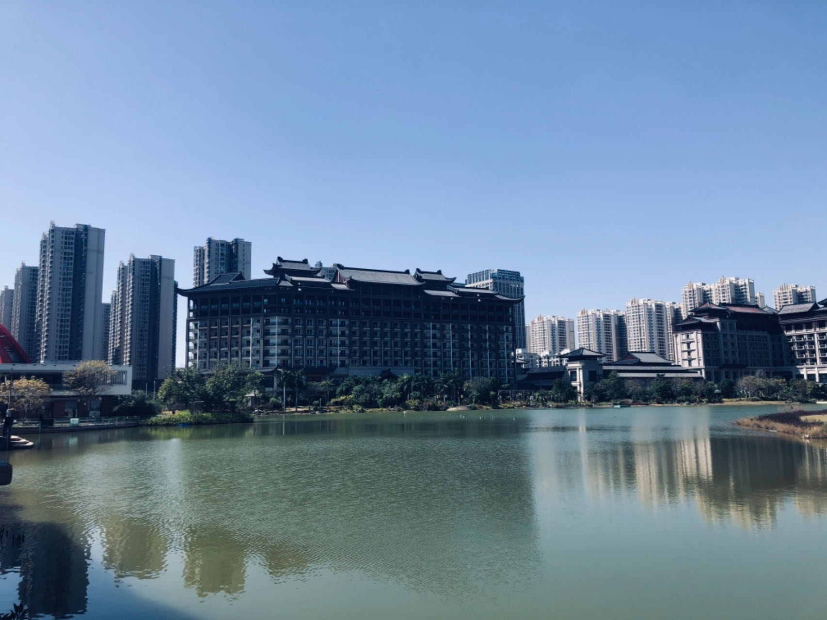 廣州萬達(dá)人工湖